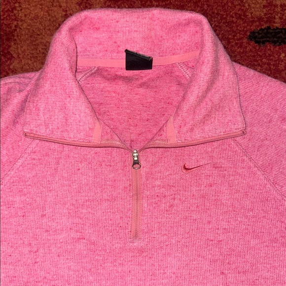 NIKE HYPERNATURALS‎ Dessert Berry Pink 1/4 Zip Sweatshirt - Picture 2 of 7